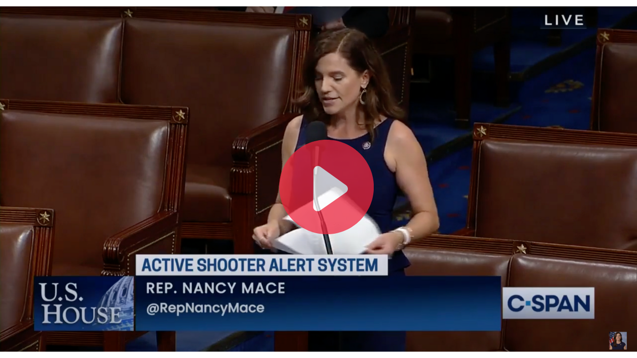 Rep. Nancy Mace speaks on the House floor in support of her Active
