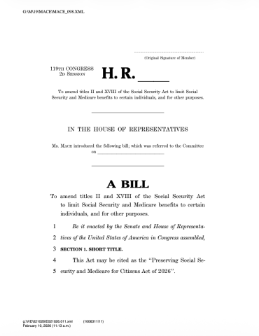 social security bill