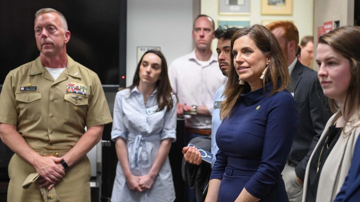 Nancy Mace with Military Group
