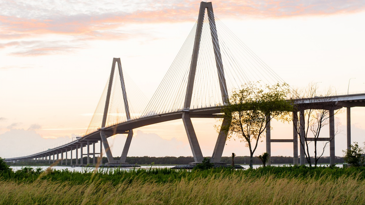 Ravenel Bridge at Sunset