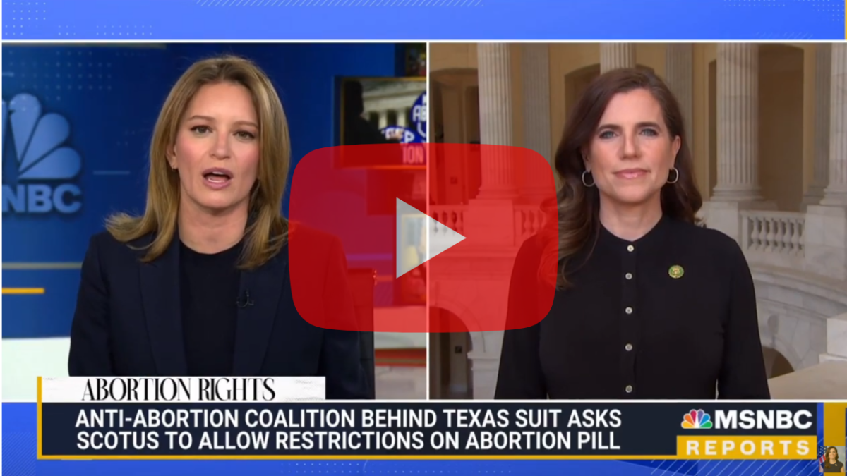 Rep Mace on MSNBC