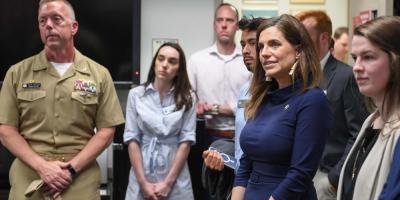 Nancy Mace with Military Group