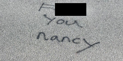 Vandalism Outside Mace's Home