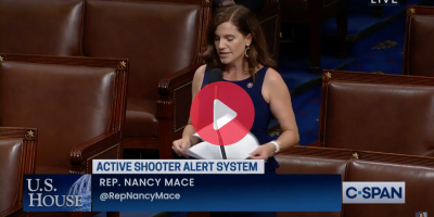 Rep. Nancy Mace speaks on the House floor in support of her Active Shooter Alert Act of 2022