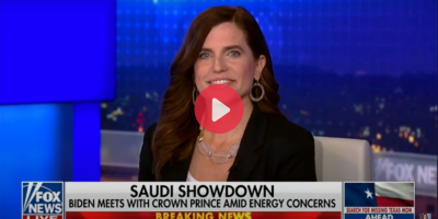 Rep. Mace calling out the President's groveling to Saudi Crown Prince for foreign oil