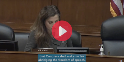 Rep. Mace Delivering the Opening Remarks at House Oversight Committee Hearing