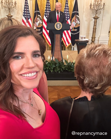Rep Nancy Mace at White House