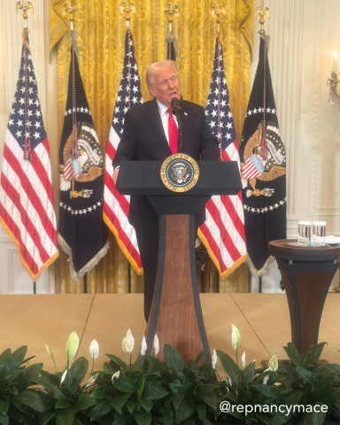 Rep Nancy Mace at White House