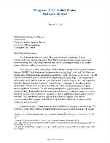 11-2-21 - Animal Testing Page 1