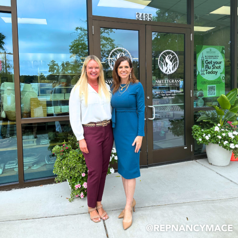 Congresswoman Nancy Mace Sweetgrass Pharmacy 