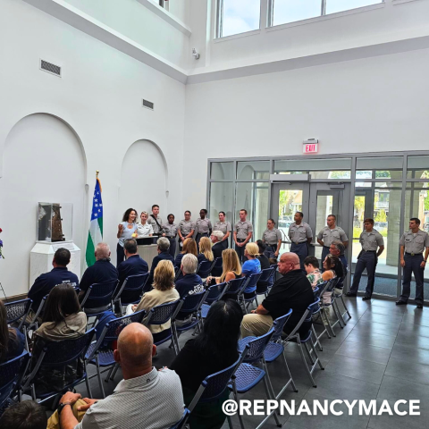 Congresswoman Nancy Mace NYPD of Charleston Meeting