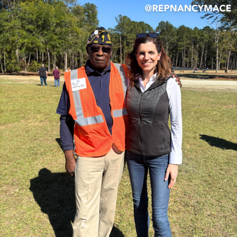 Congresswoman Nancy Mace Veterans Wall that Heals