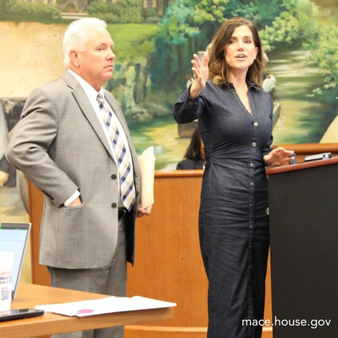 Congresswoman Nancy Mace Berkeley Sheriff Town Council