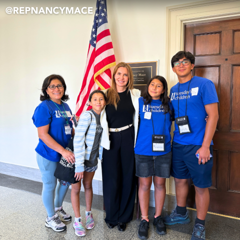 Congresswoman Nancy Mace Tuesdays Children Event Meeting Rep Nancy Mace