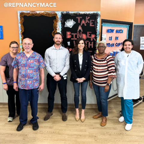 Congresswoman Nancy Mace DaVita Tour