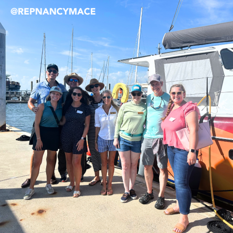 Congresswoman Nancy Mace Charleston Harbor Tours