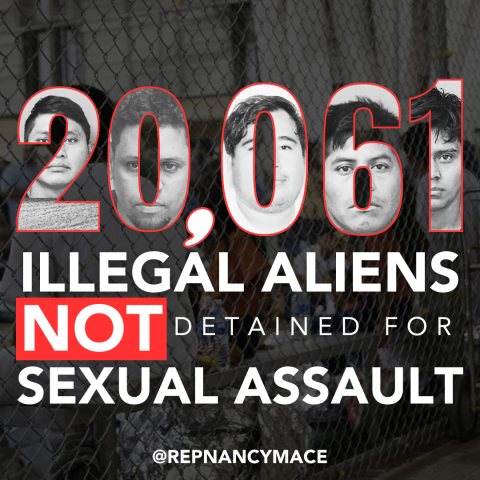 Congresswoman Nancy Mace Crime States Immigration Law Enforcement