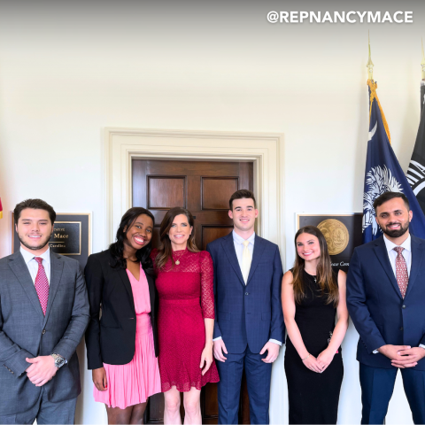 Congresswoman Nancy Mace With Interns!