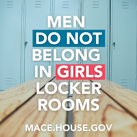 MEN DO NOT BELONG IN GIRLS LOCKER ROOMS
