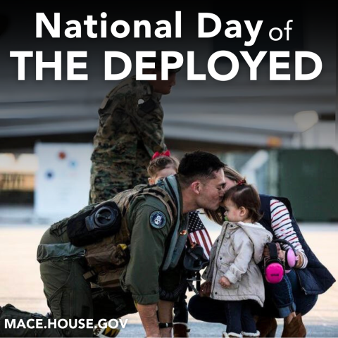 Congresswoman Nancy Mace Day of the Deployed