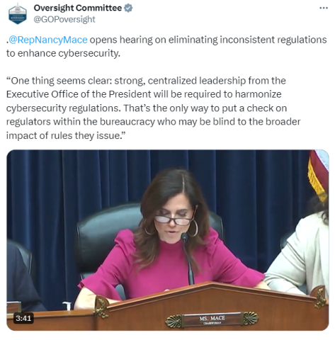 Congresswoman Nancy Mace Oversight Committee Remarks