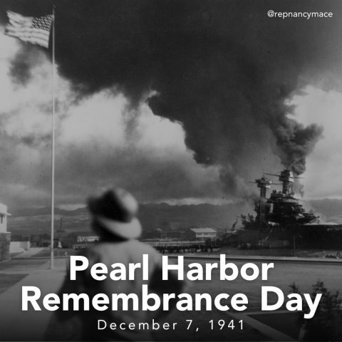 Congresswoman Nancy Mace Pearl Harbor Remembrance Day 