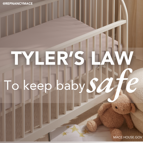 Congresswoman Nancy Mace Introduces Bill Tylers Law