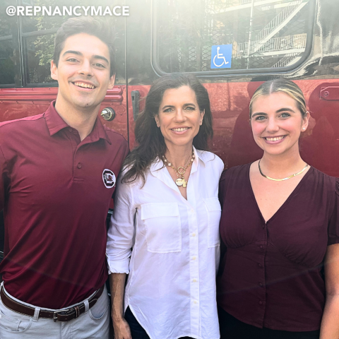 REP NANCY MACE UNIVERSITY OF SOUTH CAROLINA STUDENT BODY PRESIDENT
