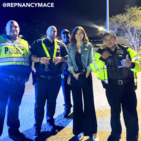 Congresswoman Nancy Mace Supports Law Enforcement