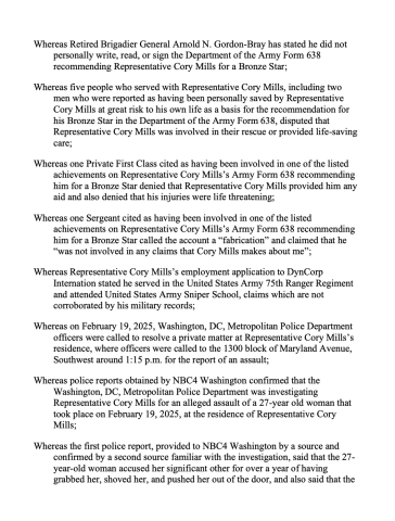 cory mills resolution