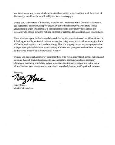 DOE/CK letter 2nd page