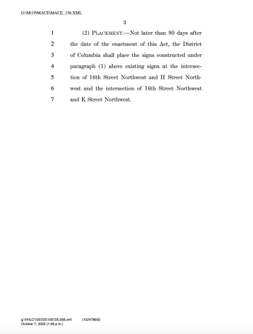 Charlie Kirk Plaza Bill