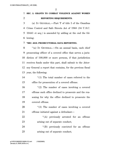 preventing prosecutors bill