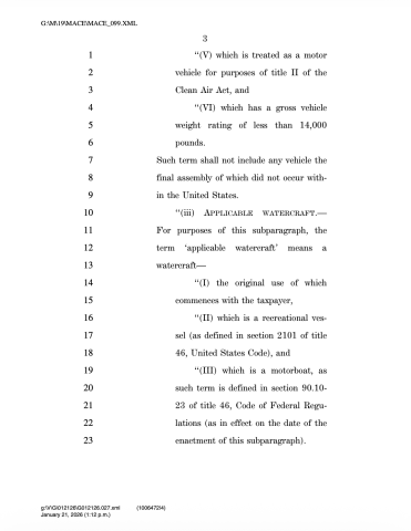 no tax loan on boats 