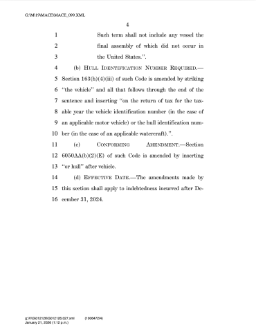 no tax loan on boats 