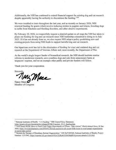 NIH letter
