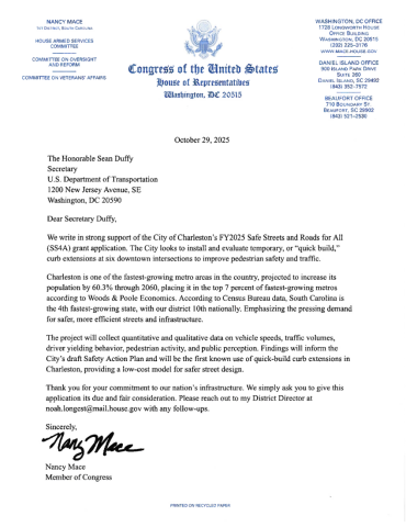 SS4A Letter of Support