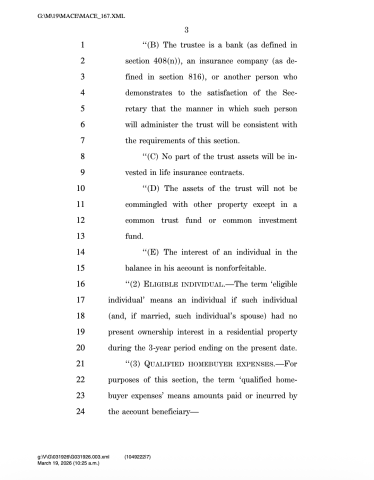 first time homebuyer bill