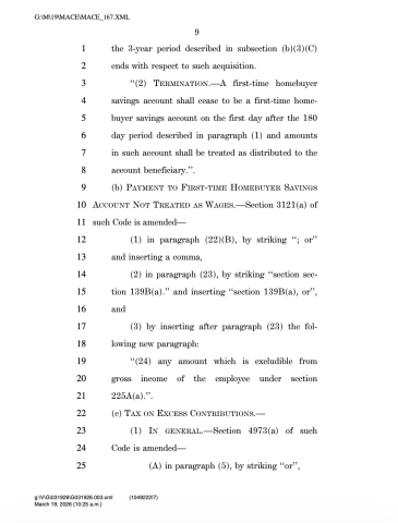 first time homebuyer bill
