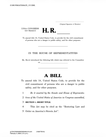 making streets safer bill