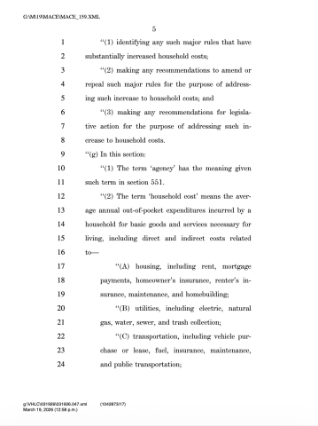 affordability bill