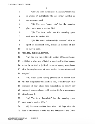 affordability bill