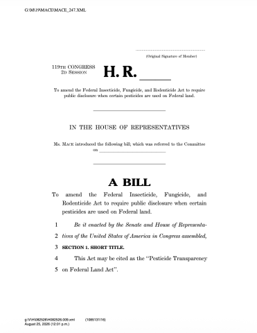 pesticide bill