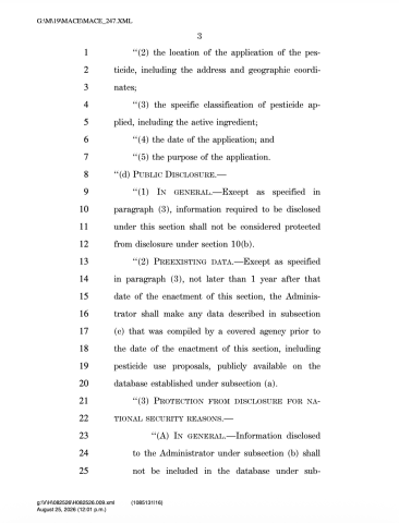pesticide bill