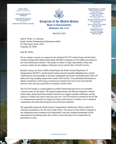 hilton head letter of support front